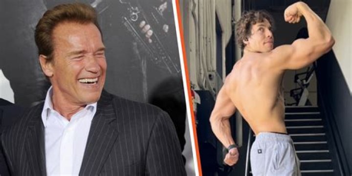 Arnold Schwarzenegger’s Son Joseph Baena Pumps Up His Muscles In Shirtless New Video