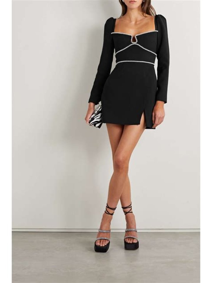 Cara Delevingne Steps Out In Black Mini Dress With Sheer Cutout Revealing Her Toned Abs