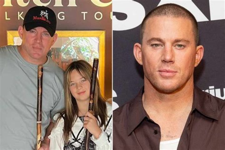 Channing Tatum Rocks Pink Lipstick & Eyeshadow After Daughter Everly, 7, Gives Him A Makeover