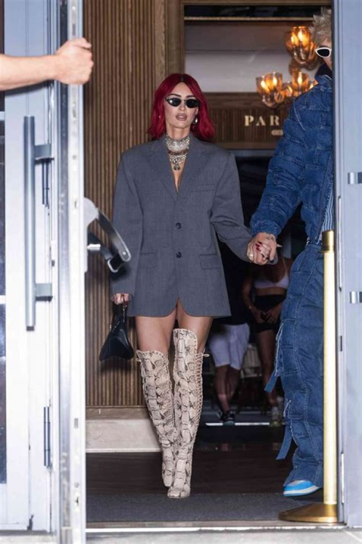 Hailie Scott Mathers, 24, Jokes About Coronavirus While Rocking Thigh-High Snakeskin Boots