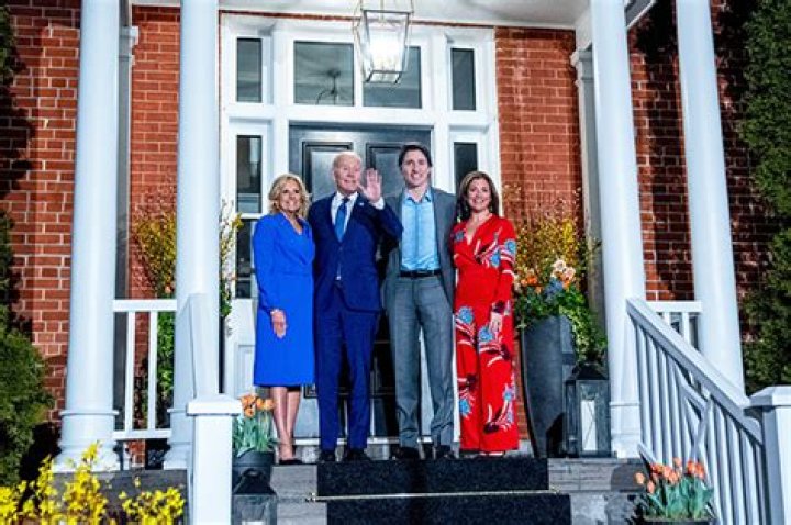 Joe & Jill Biden Reunite With Justin Trudeau & His Wife Sophie For Dinner In Canada: Photos