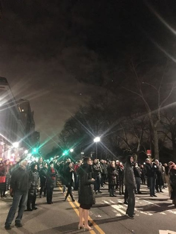 Michael Moore’s Anti-Trump Protest — PICS