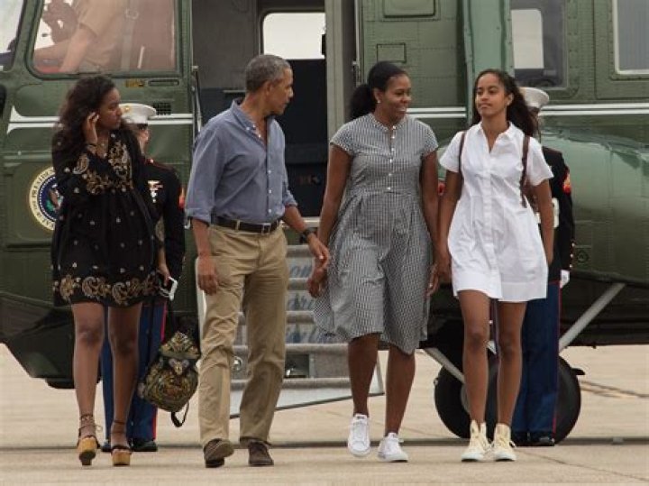 Michelle Obama Reveals Both Daughters, Sasha & Malia, Had Their 1st Kisses While In The White House