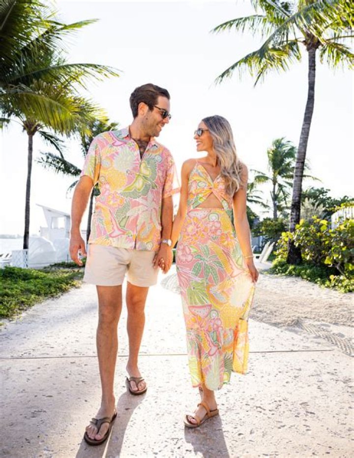 Rebel Wilson & BF Jacob Busch Are A Clone Couple In Matching Outfits For Date Night On The Beach