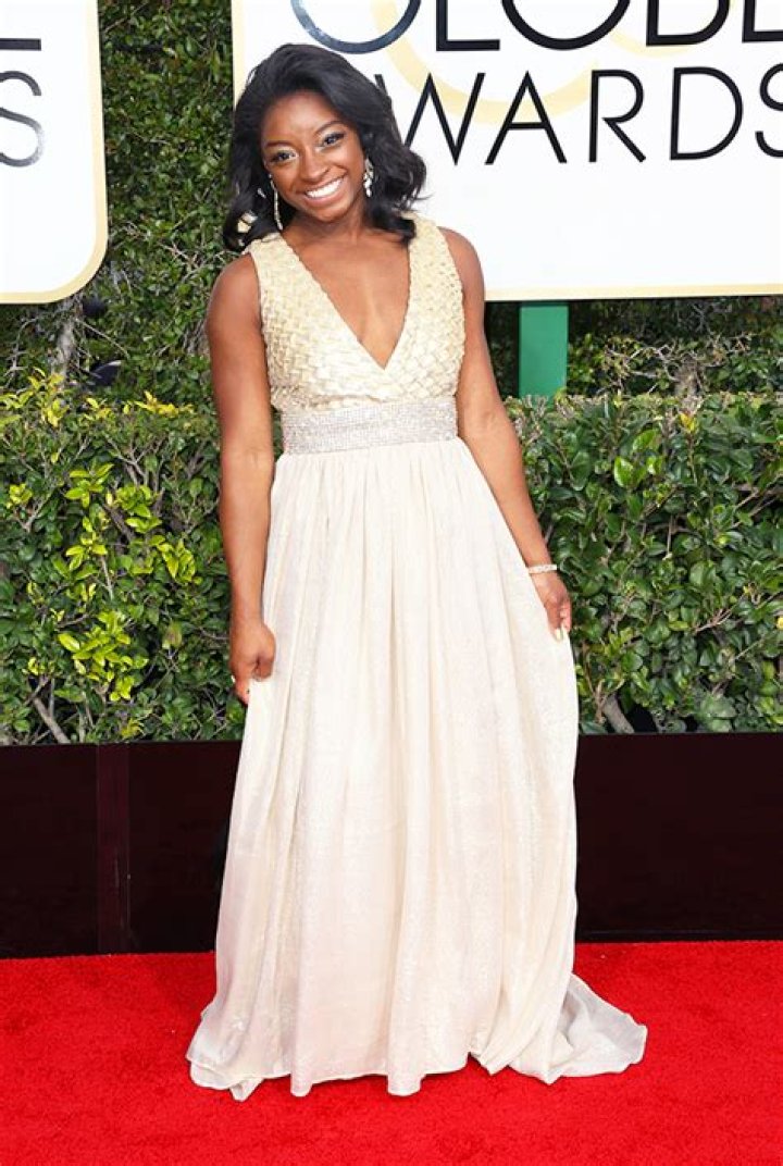 Simone Biles Rocks White Halter Gown At Bridal Shower: Photos – Hollywood Life