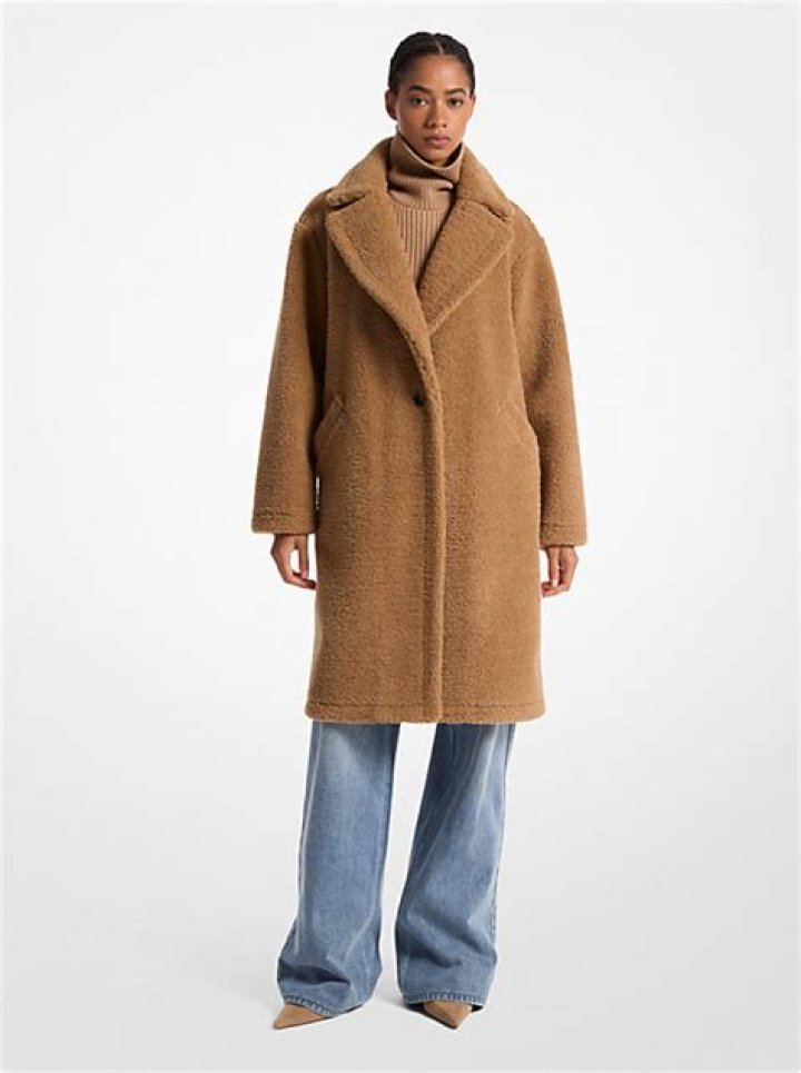 This Cozy Shearling Teddy Coat With Over 27K Reviews is Under $50 & Perfect for Winter